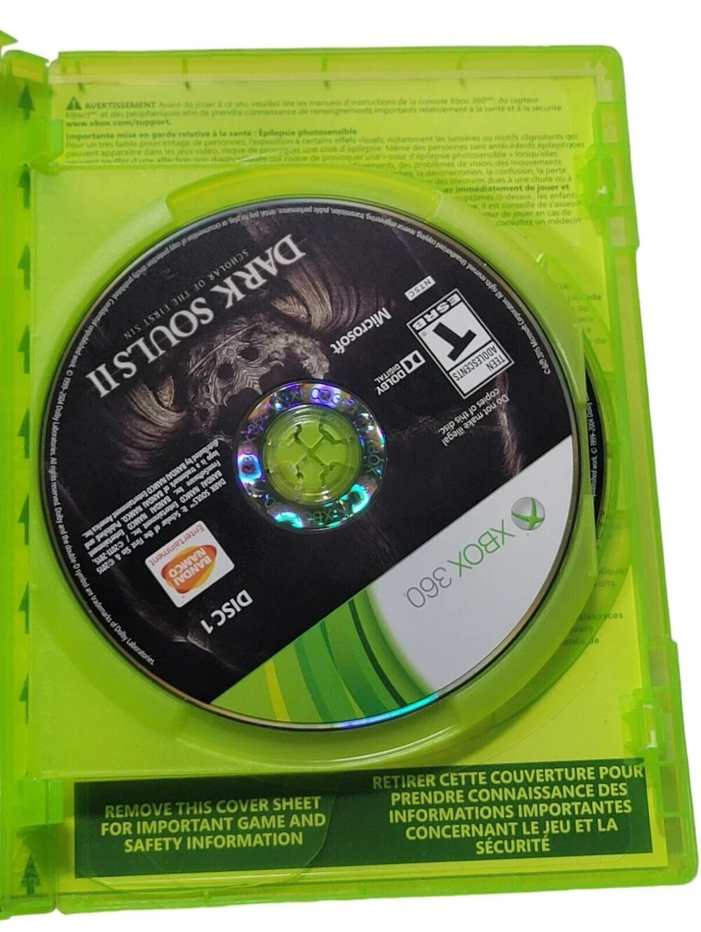 Dark Souls II Scholar of the First Sin (Xbox 360, 2015) - Complete